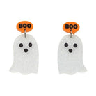 Ghost acrylic dangle earring