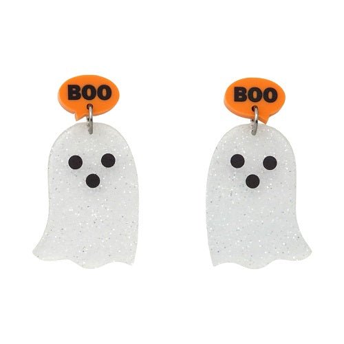 Ghost acrylic dangle earring