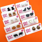 Halloween acrylic stud earrings